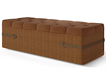 BELT - Rectangular fabric pouf by Martini Interiors - view 2